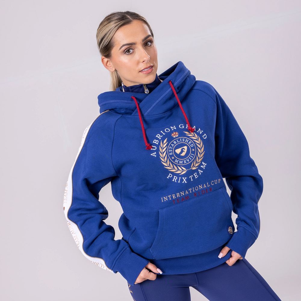 Shires Aubrion Team Ladies Hoodie (Navy)