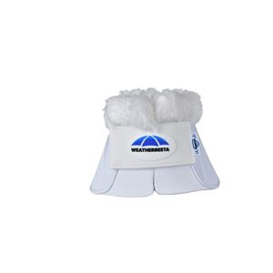 Weatherbeeta Tough-Tec Impact Fleece Trim Bell Boot (White)