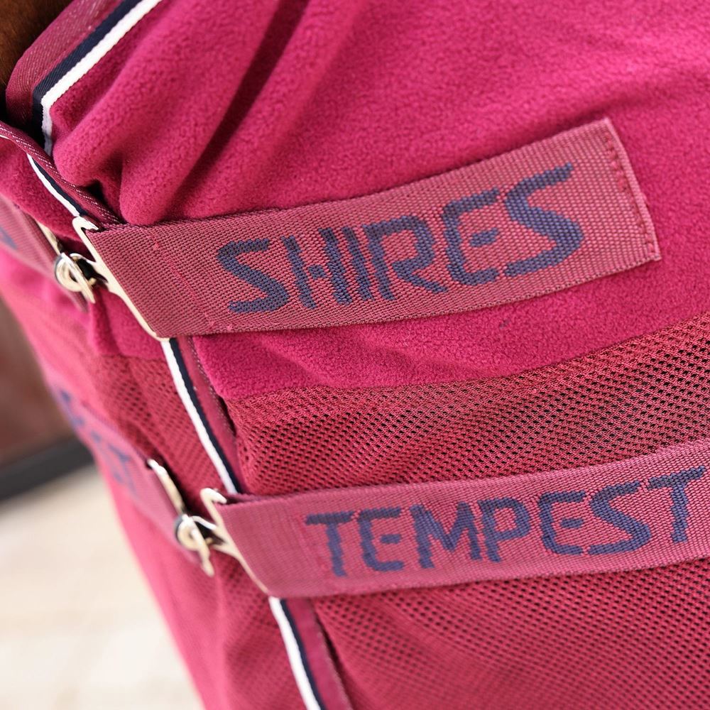 Shires Tempest Original Fleece/Mesh Cooler (Maroon)