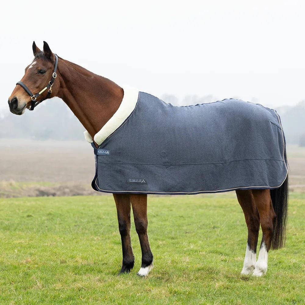 Hy Equestrian StormX Empra Polar Fleece Rug (Opal Grey)