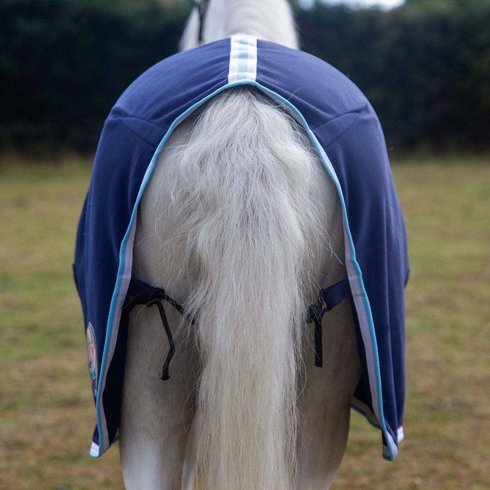 Gallop Ponie Navy Jersey Cooler Rug
