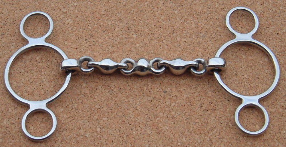 3 Ring Continental Waterford Snaffle