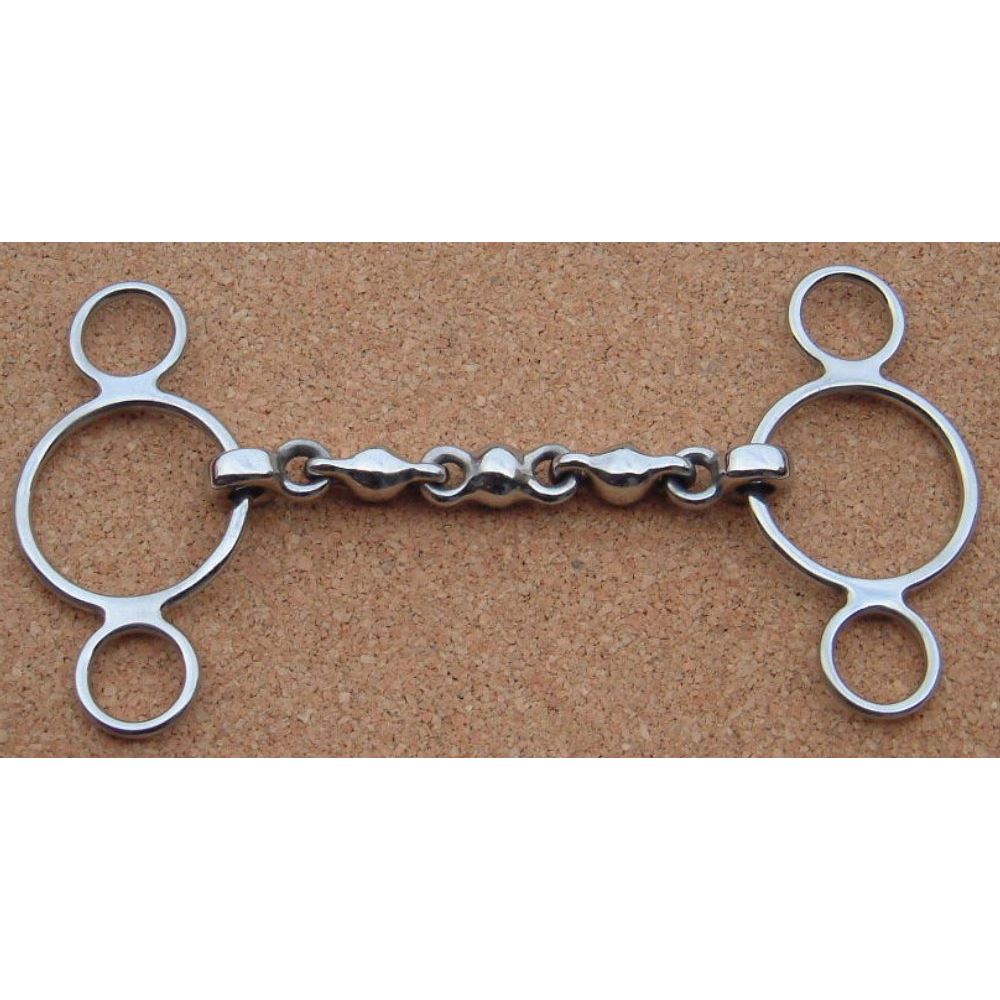 3 Ring Continental Waterford Snaffle