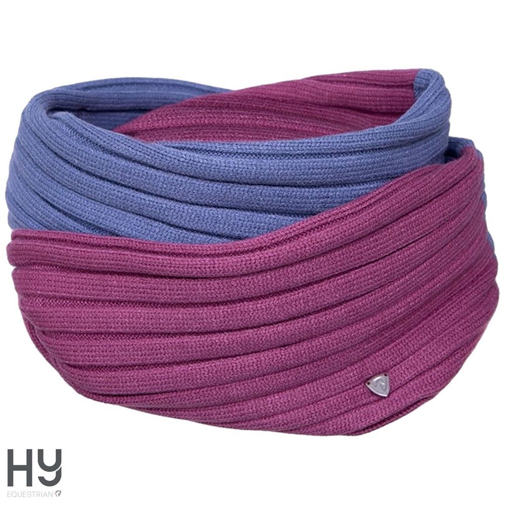 Hy Equestrian Synergy Luxury Snood (Grape/Riviera)