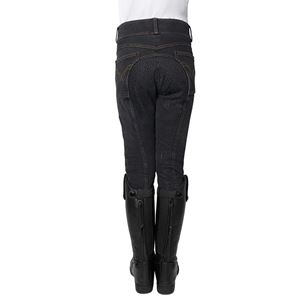 Hy Equestrian Elevate Mizs Style Denim Breeches (Black)