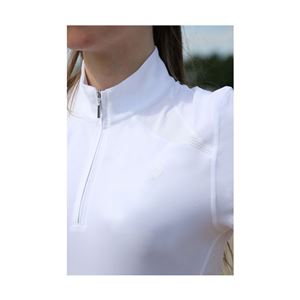 Hy Equestrian Scarlet Show Shirt (White)