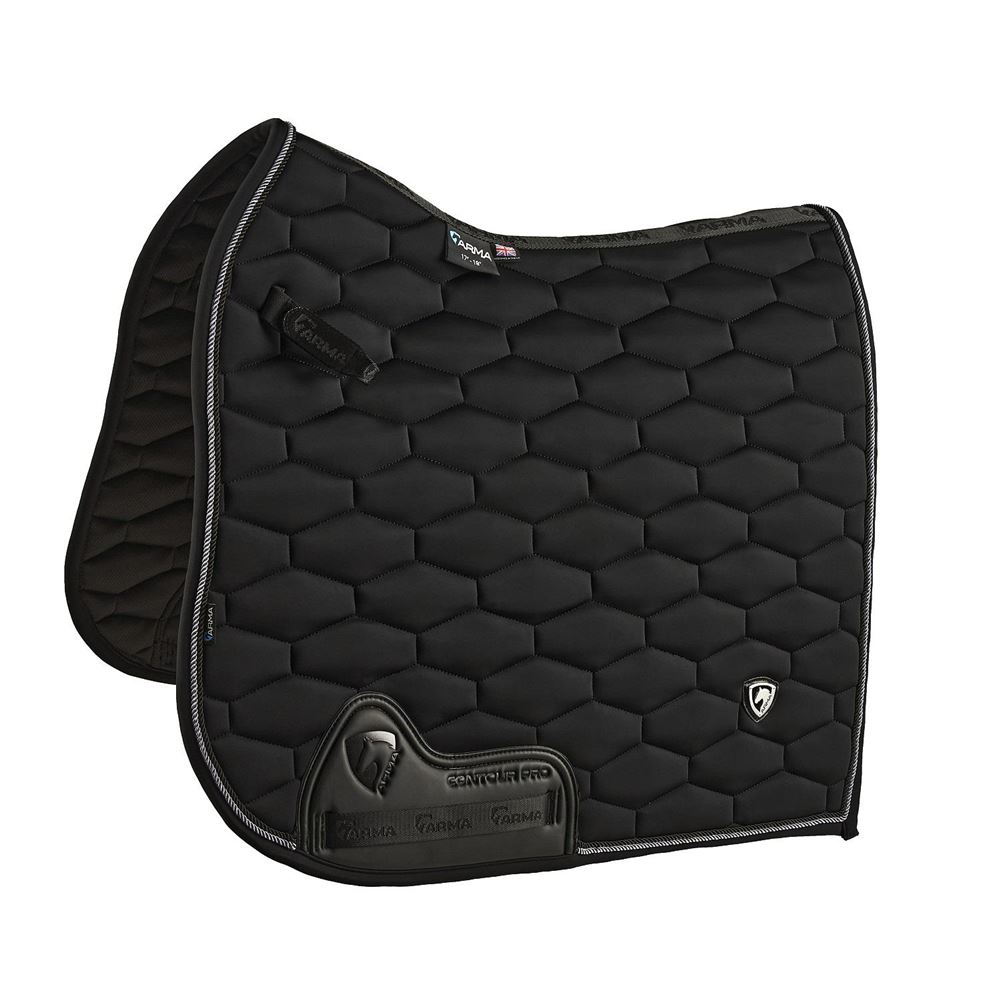 Shires Arma Eltar Dressage Saddlecloth (Black)
