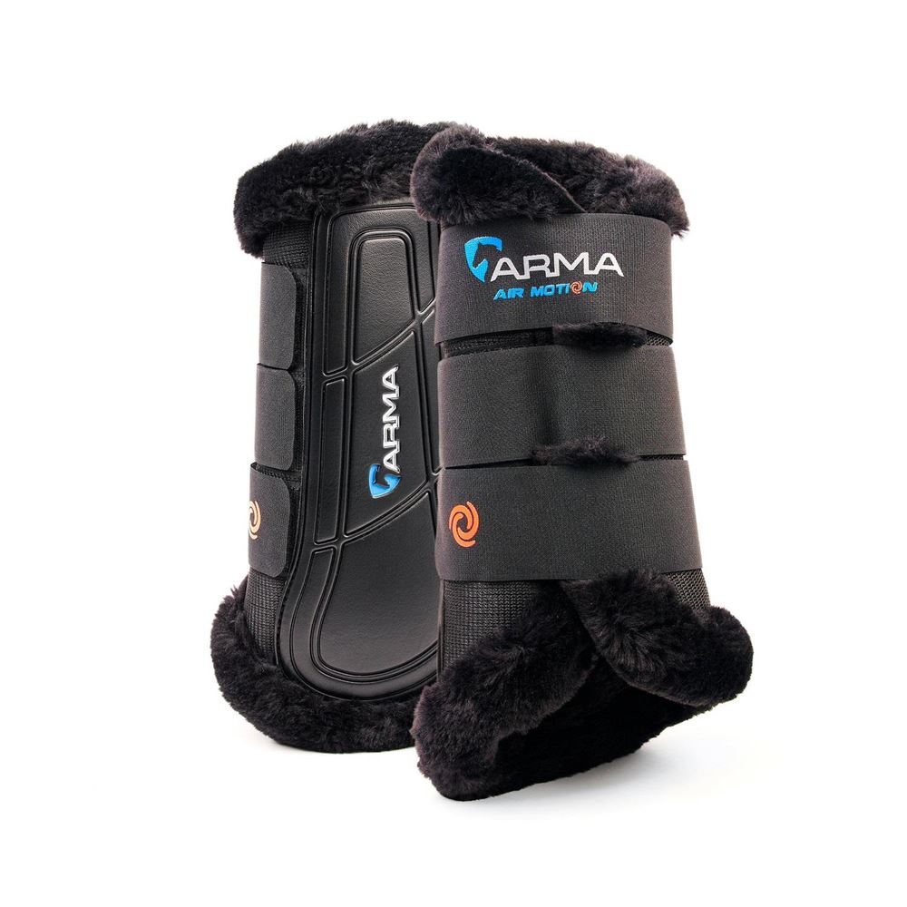 Shires Arma Motion SupaFleece Brushing Boots (Black)