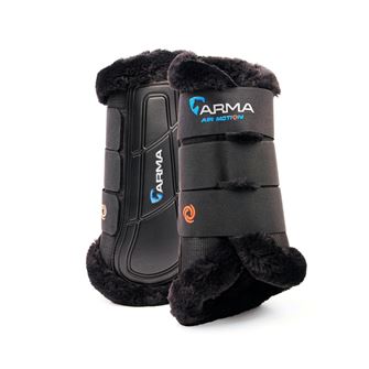 Shires Arma Motion SupaFleece Brushing Boots (Black)