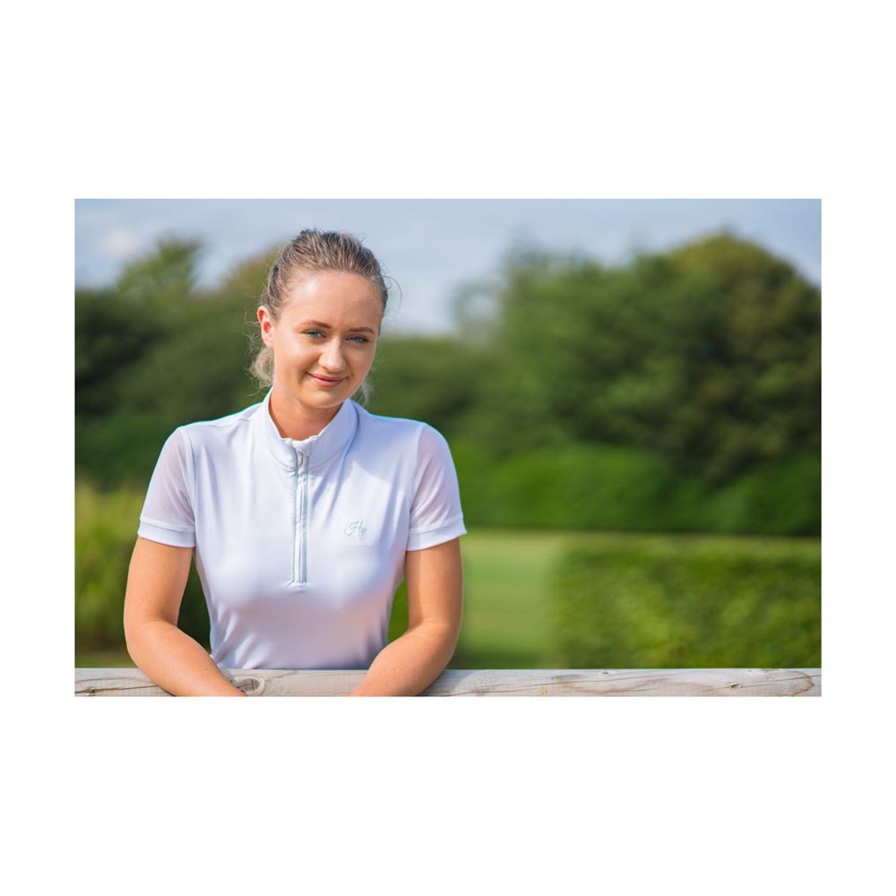 HyFASHION Maddie Mesh Sleeved Ladies Show Shirt