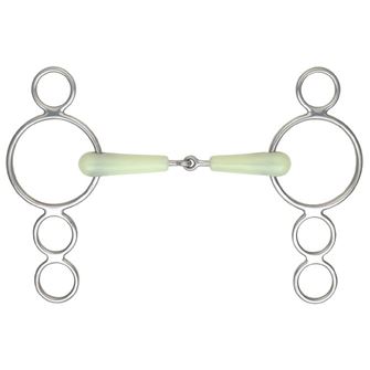 Shires EquiKind Jointed Three Ring Dutch Gag