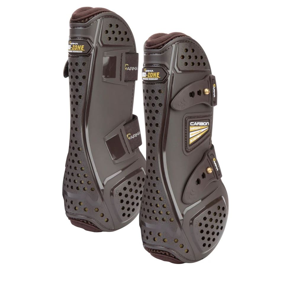 Shires ARMA OXI-ZONE Tendon Boots (Brown)