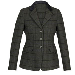 Shires Aubrion Saratoga Ladies Jacket (Dark Green Check)