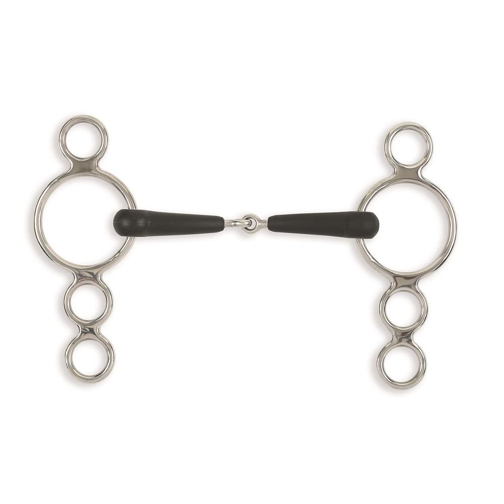 Shires EquiKind+ Three Ring Dutch gag Jointed Mouth Bit