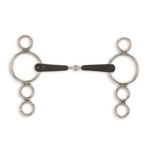 Shires EquiKind+ Three Ring Dutch gag Jointed Mouth Bit