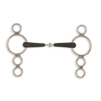 Shires EquiKind+ Three Ring Dutch Gag Jointed Mouth Bit