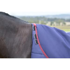 Weatherbeeta Comfitec Essential Turnout Standard Neck - 0g (Navy/Burgundy)