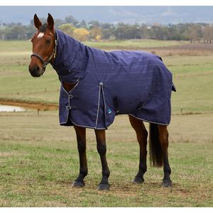 Weatherbeeta Comfitec Prelim Turnout Combo - 220g (Navy Embossed Plaid)