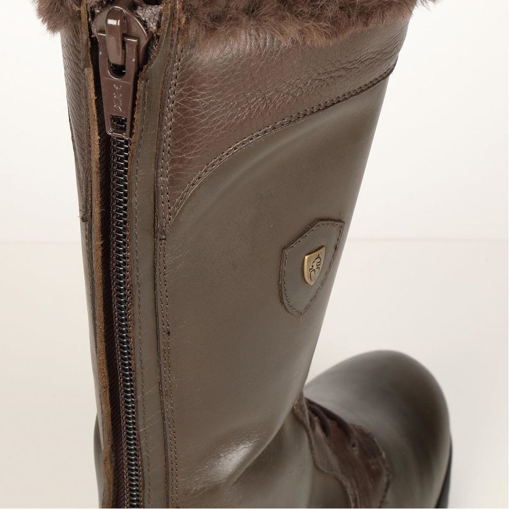 Shires Moretta Nola Lace Country Boots (Dark Brown)