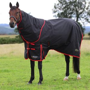 Gallop Trojan Dual 200 Turnout Rug & Neck Set (Black/Red)