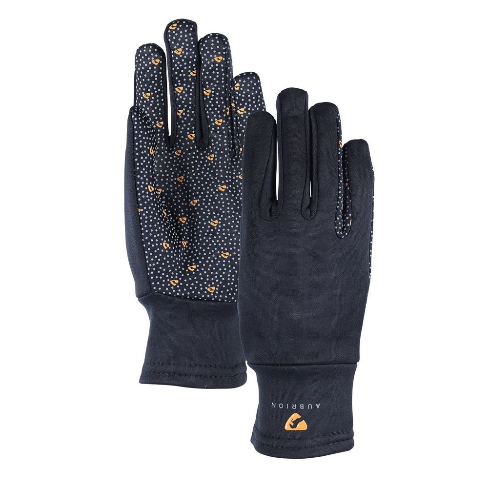 Shires Aubrion Patterson Childs Winter Gloves (Black)