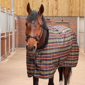 Shires Tempest Plus Lite Stable Rug (Green Tartan)