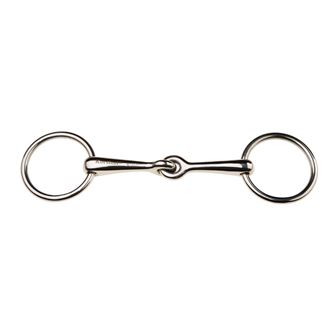 Korsteel Stainless Steel Weymouth Loose Ring Bradoon Snaffle Bit