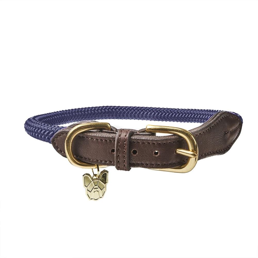 Shires Digby & Fox Fine Rope Collar (Navy)