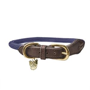 Shires Digby & Fox Fine Rope Collar (Navy)