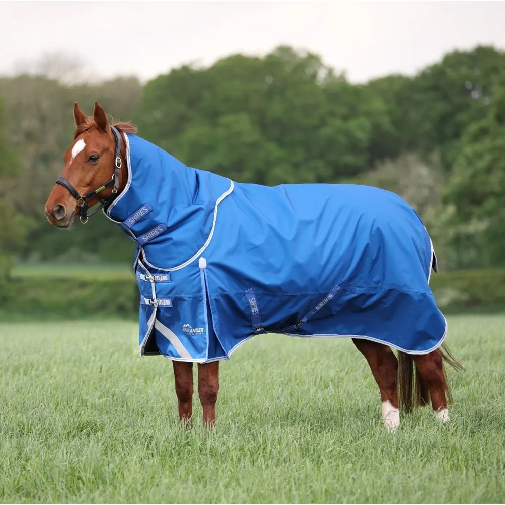 Shires Highlander Original 200 Turnout Rug & Neck Set (Blue)