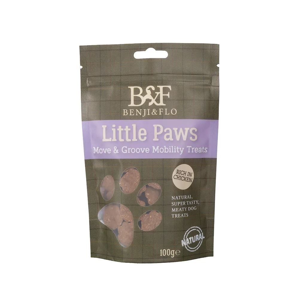 Benji & Flo Little Paws Move & Groove Mobility Treats (Chicken)