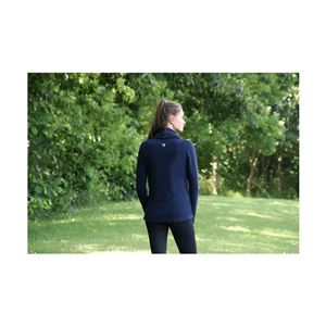 Hy Equestrian Synergy Cowl Neck Top (Navy)