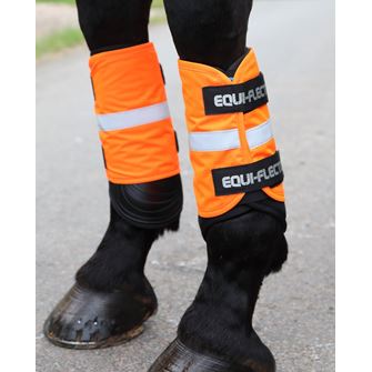 Shires Equi-Flector Arm/Leg Bands (Bright Orange)