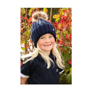 Sheila Bobble Hat by Little Rider (Navy)