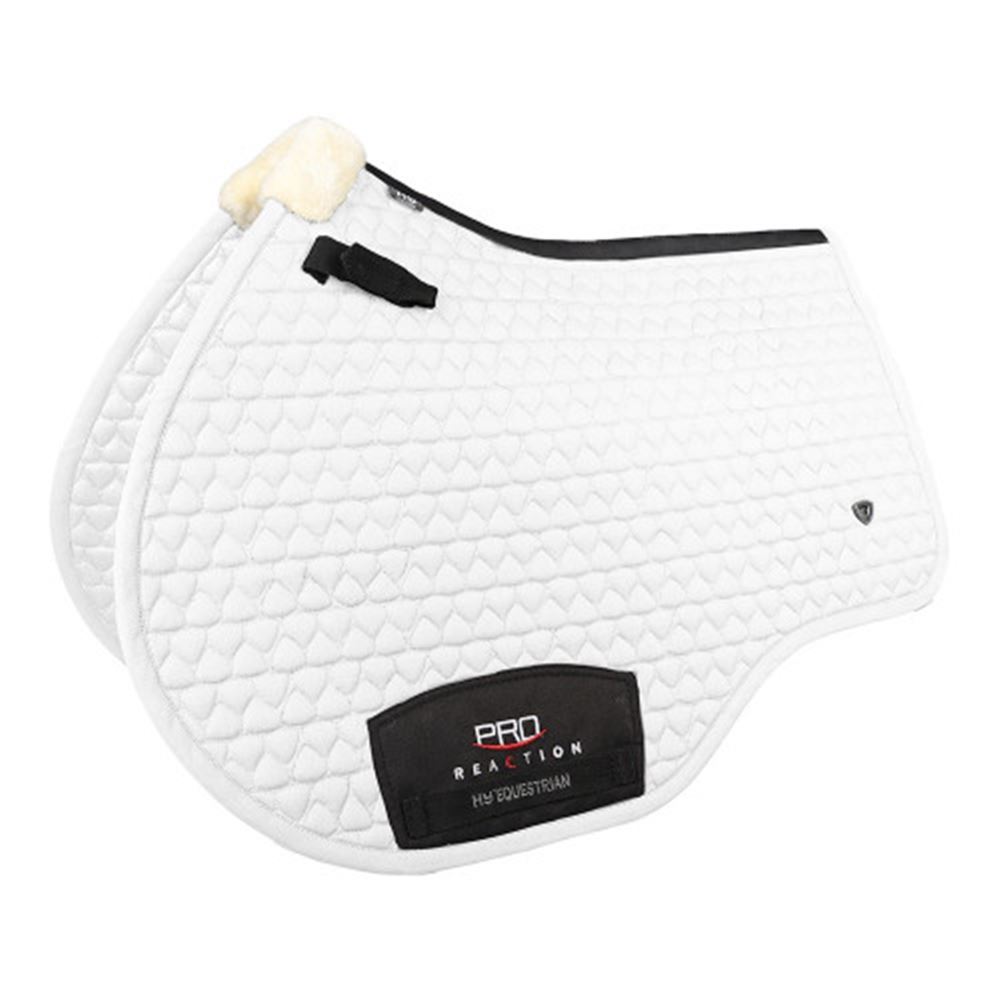 Hy Equestrian Pro Reaction Close Contact Saddle Pad (White)