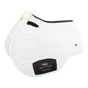Hy Equestrian Pro Reaction Close Contact Saddle Pad (White)