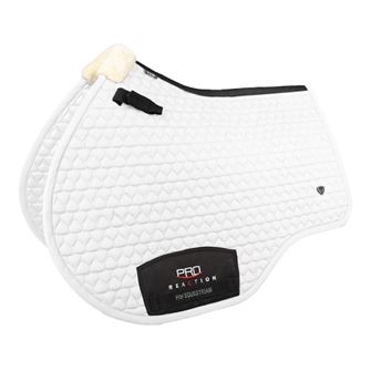 ProReaction Close Contact Saddle Pad by Hy Equestrian (White)