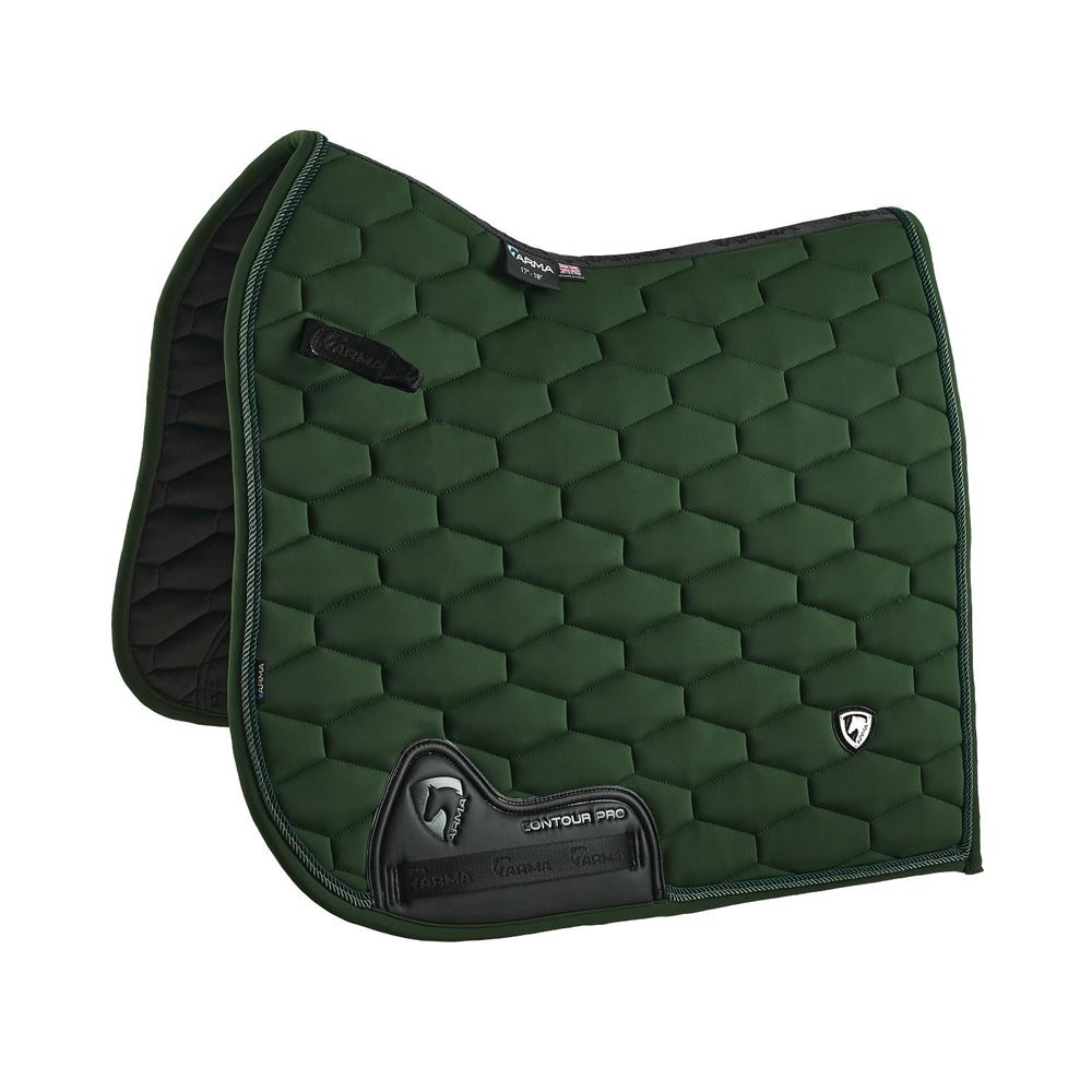 Shires Arma Eltar Dressage Saddlecloth (Green)