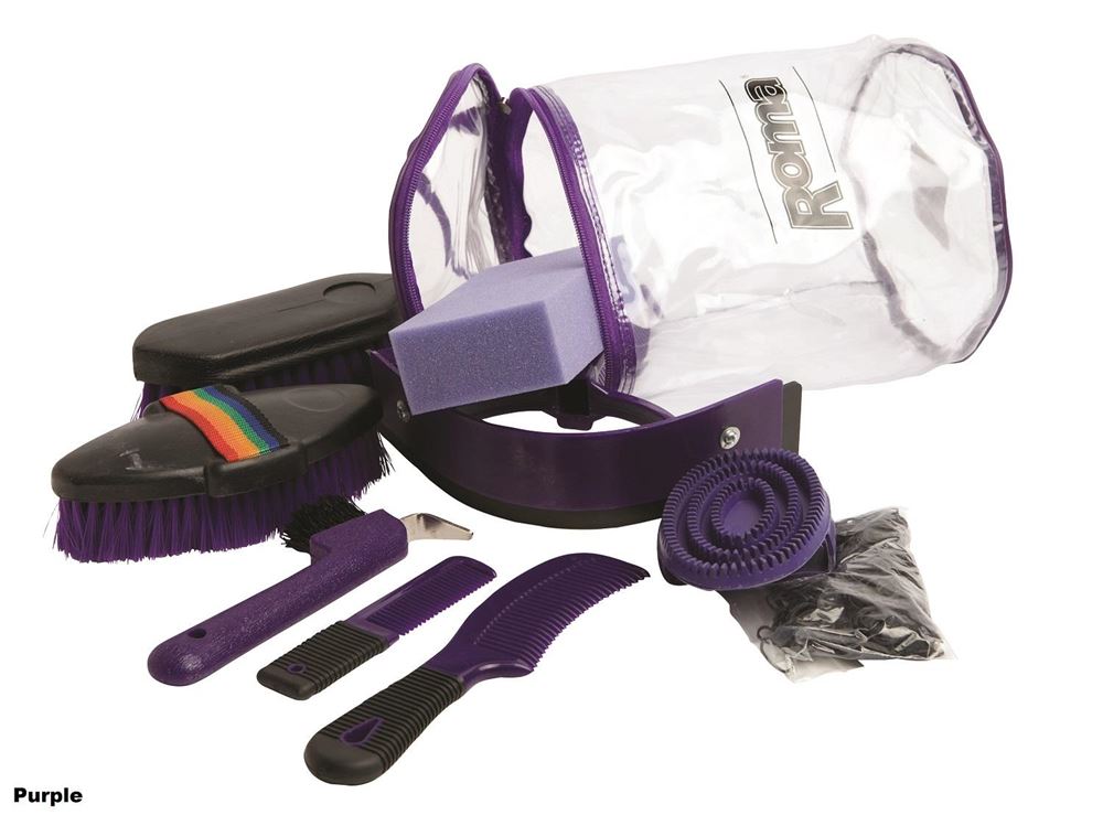 Roma Cylinder 9 Piece Grooming Kit 