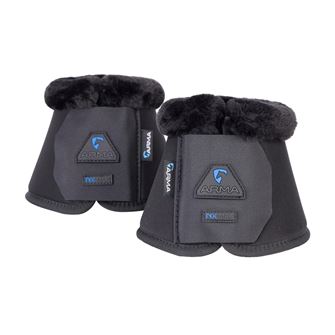 Shires ARMA NX-MAX SupaFleece Over Reach Boots (Black)