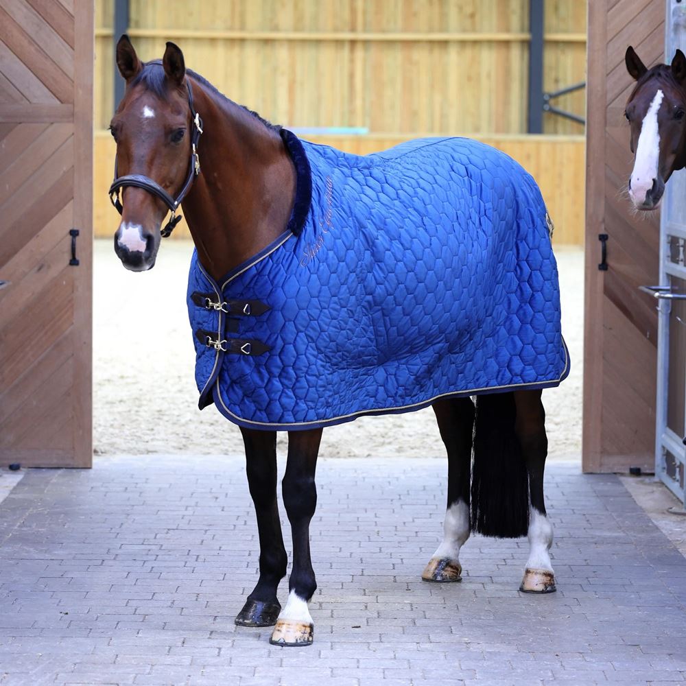 Shires Deluxe Quilted Show Rug (Navy)