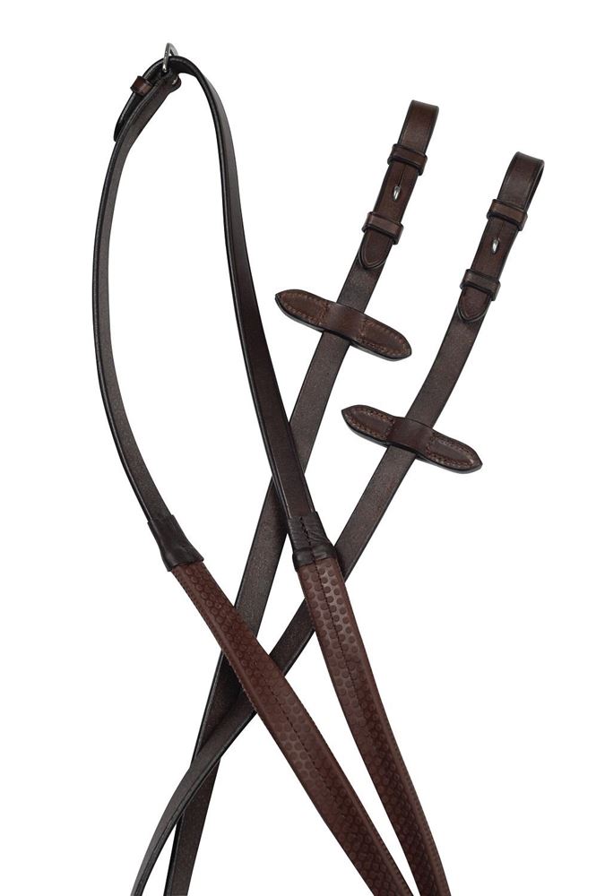 Collegiate Flexi Rubber Grip Reins IV