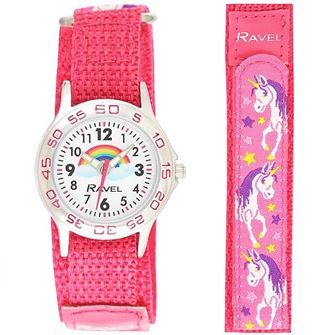 Jenkinsons Kids Easy Fasten Unicorn Watch
