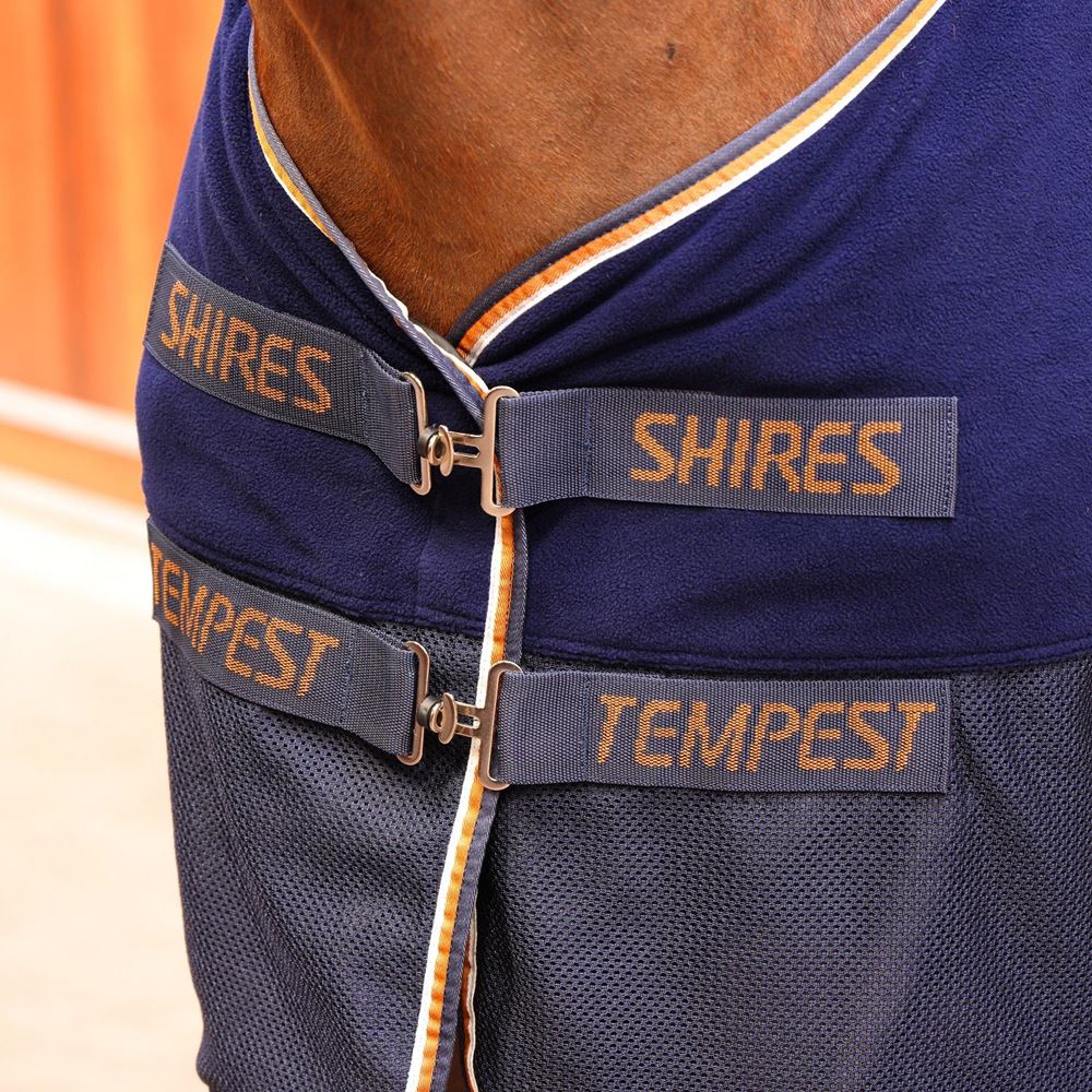 Shires Tempest Original Fleece/Mesh Cooler (Navy)