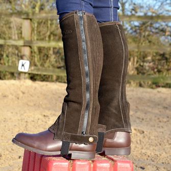 Tuffa Adults Suede Half Chaps