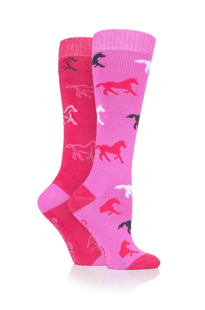 Storm Bloc Goodwood Ladies Horse Socks Twin Pack