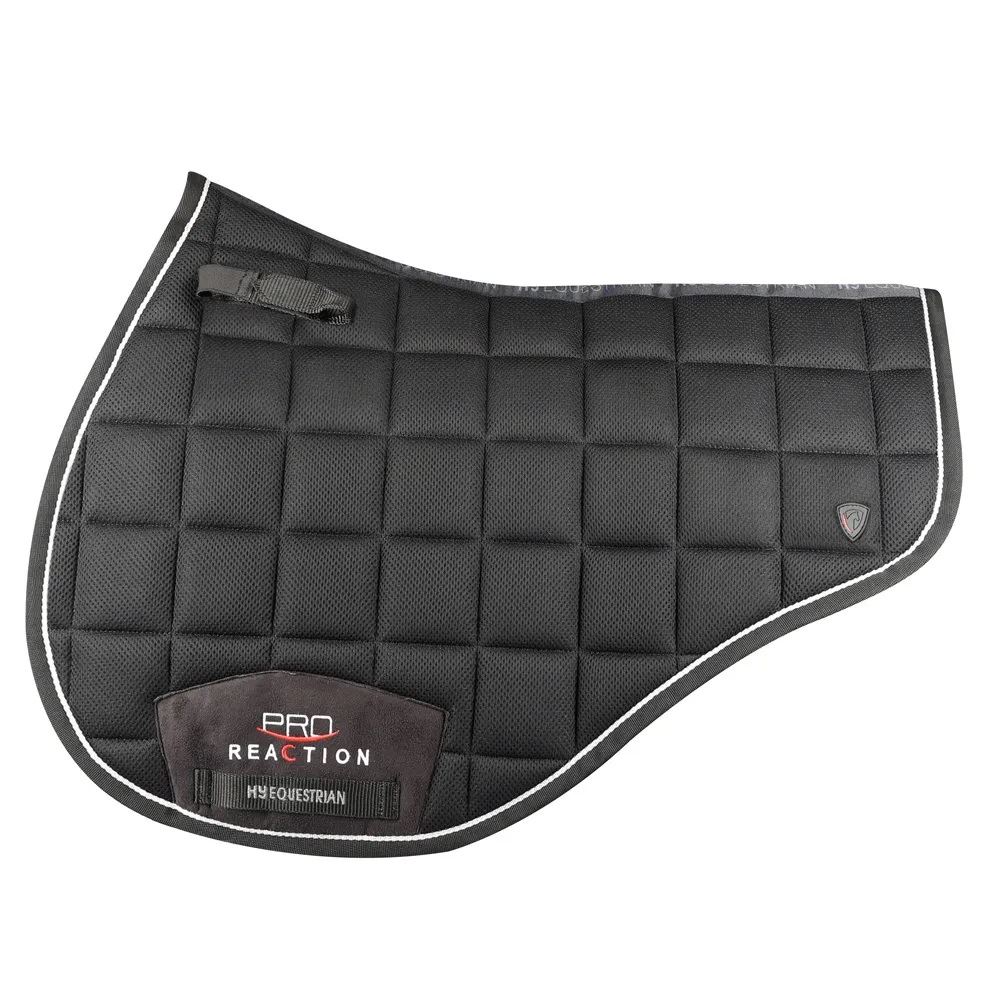Pro Reaction 3D Mesh Close Contact Saddle Pad by Hy Equestrian (Black)