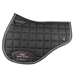 Pro Reaction 3D Mesh Close Contact Saddle Pad by Hy Equestrian (Black)