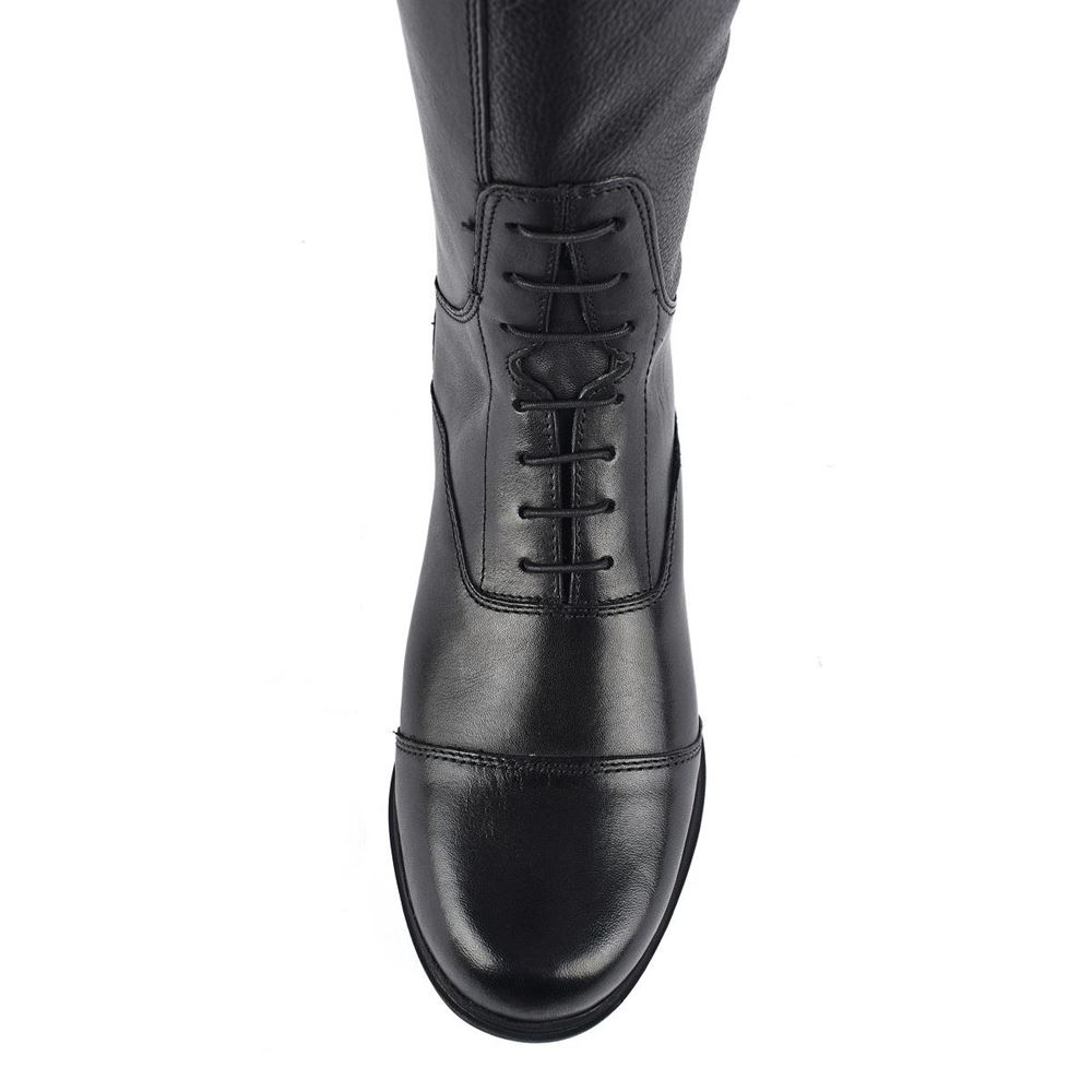 Shires Moretta Gianna Leather Riding Boots - Regular Height (Black)