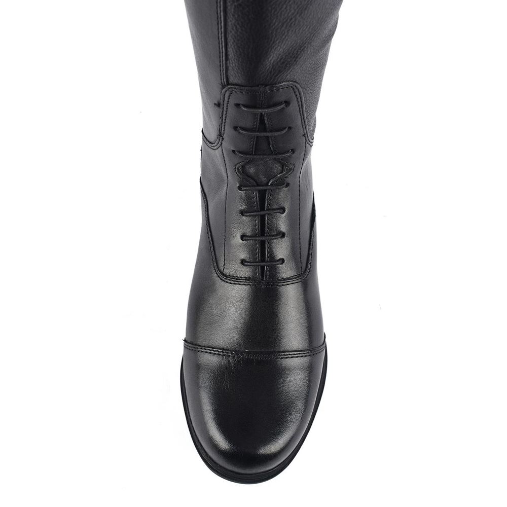 Shires Moretta Gianna Leather Riding Boots - Regular Height (Black)